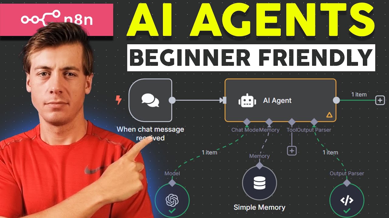 How to Build your first AI Agent in N8N (Super Easy)