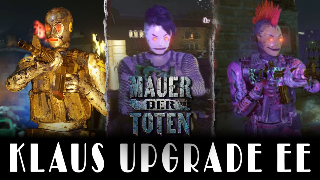KLAUS UPGRADE Easter Egg | Pack-A-Punch Waffe, Emo-Klaus, Punk-Klaus | Mauer der Toten - Cold War