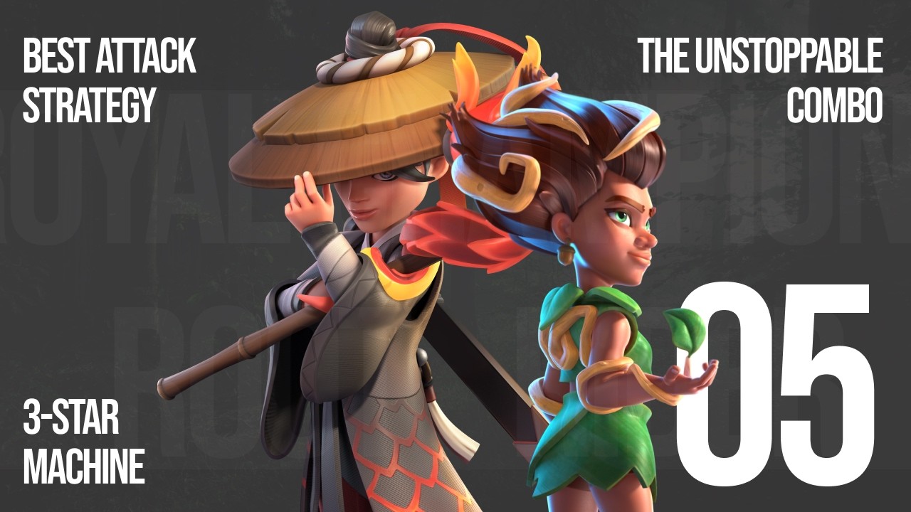 Clan War Battle #5: Root Rider Attack Strategy