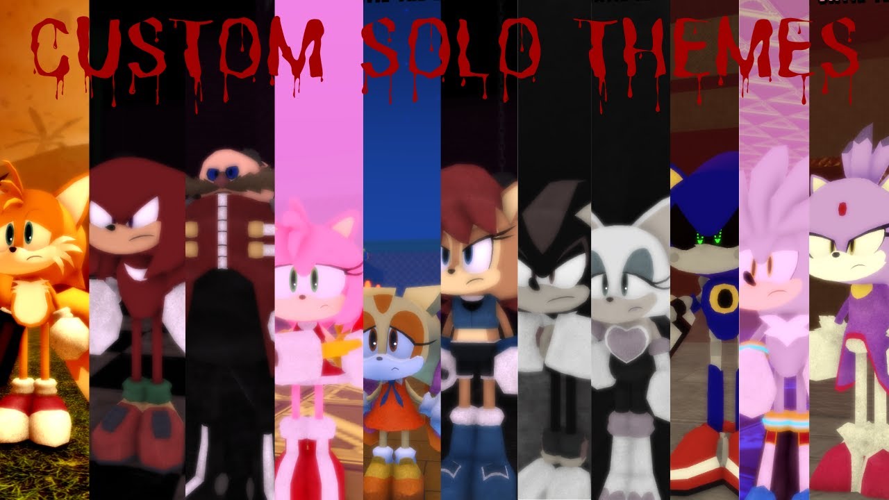 (OLD) I Added UNIQUE Solo Themes To Every Survivor In Sonic.exe The Disaster