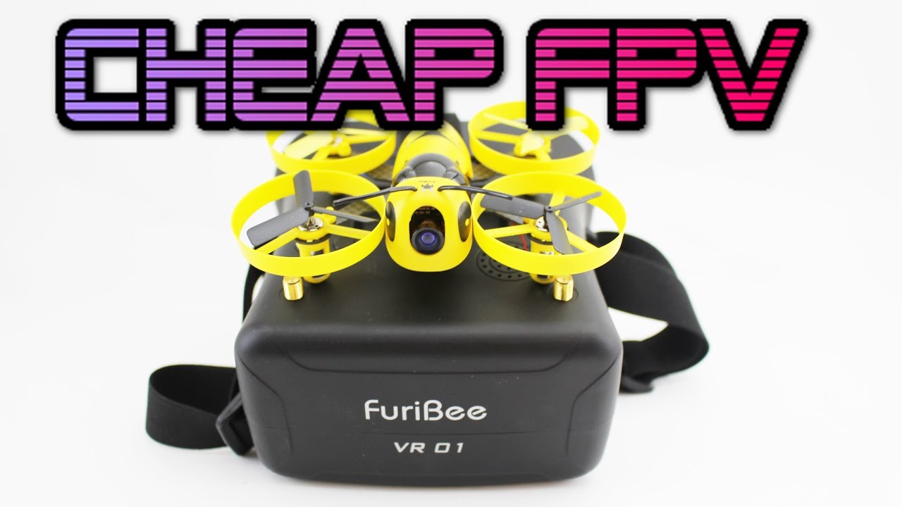 CHEAP BUT FUN 2S MICRO FPV DRONE + Goggles. FURIBEE wasp drone review