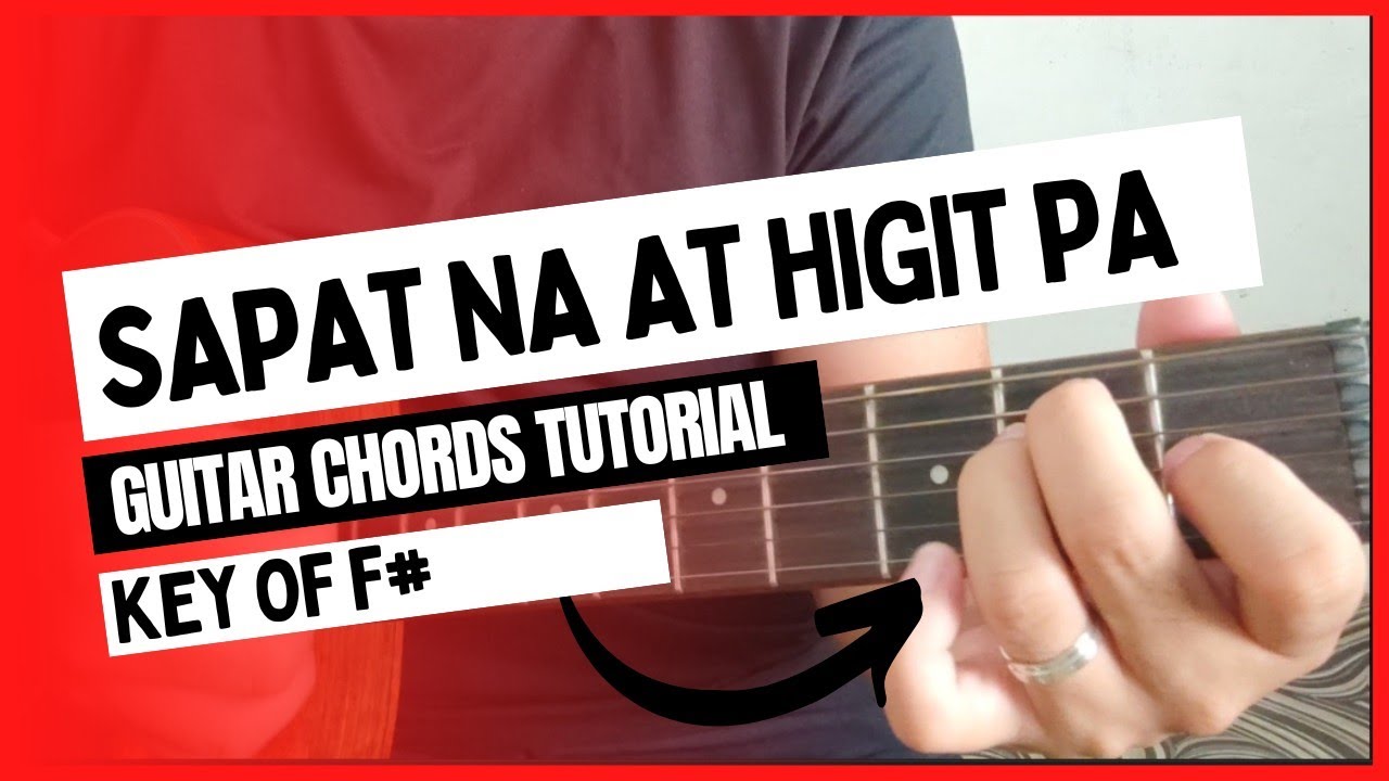 SAPAT NA AT HIGIT PA | Step by Step Guitar Chords Tutorial