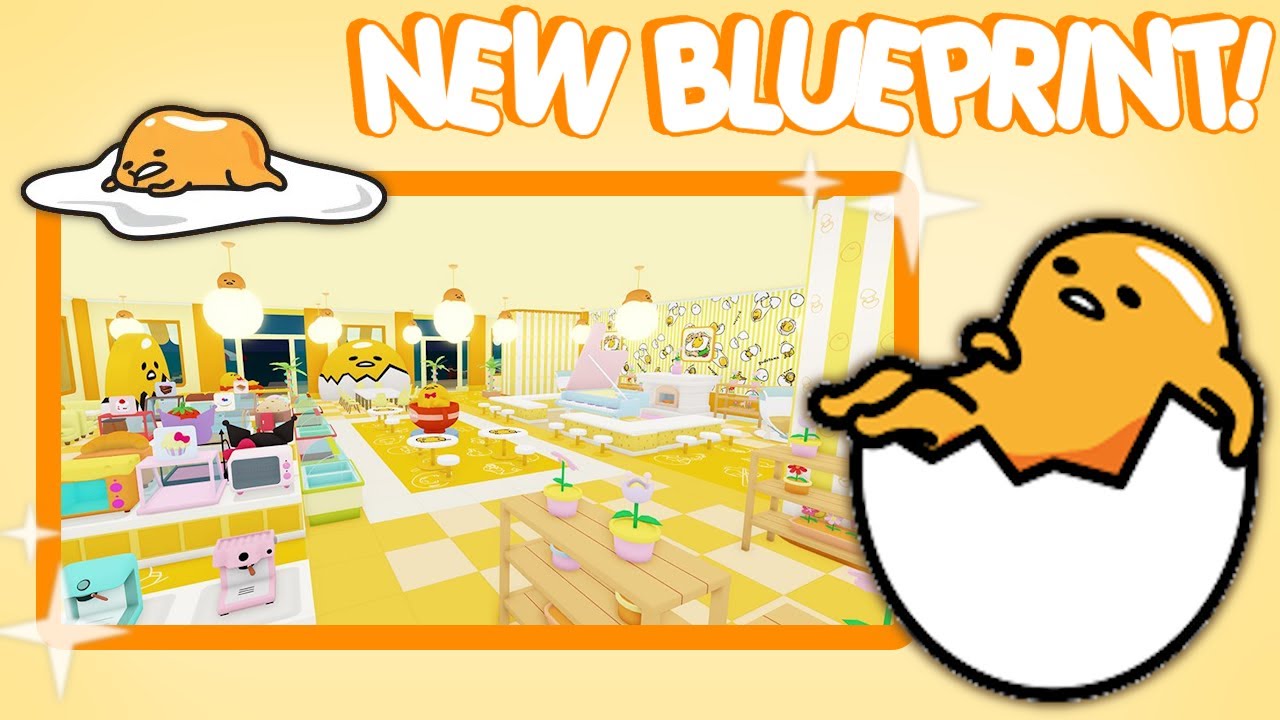 Gudetama Blueprint! | Roblox My Hello Kitty Cafe | Riivv3r