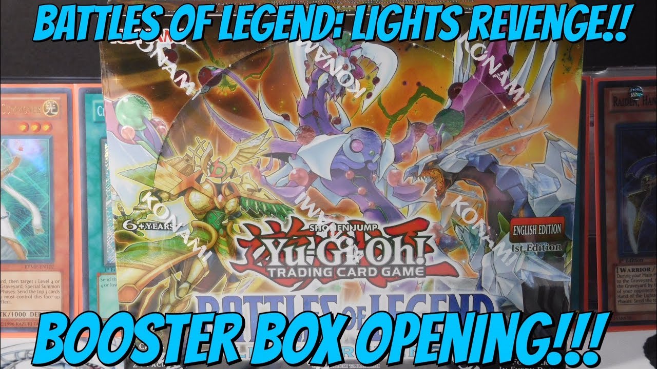 Yugioh Battles of Legend: Lights Revenge Box OPENING!!