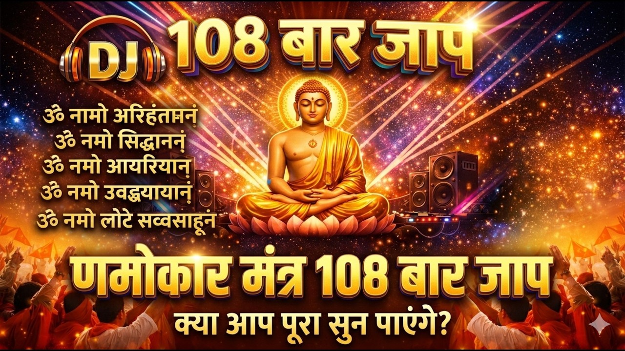 Navkar Mantra 108 Baar Jaap | DJ Bhakti Sandhya | Powerful Jain Mantra 🙏