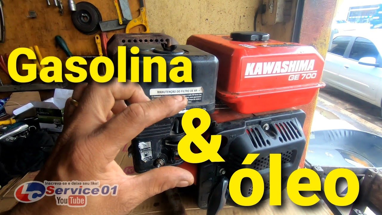 #kawashimaGe700 #lcservice01 Gasolina misturando com óleo ?