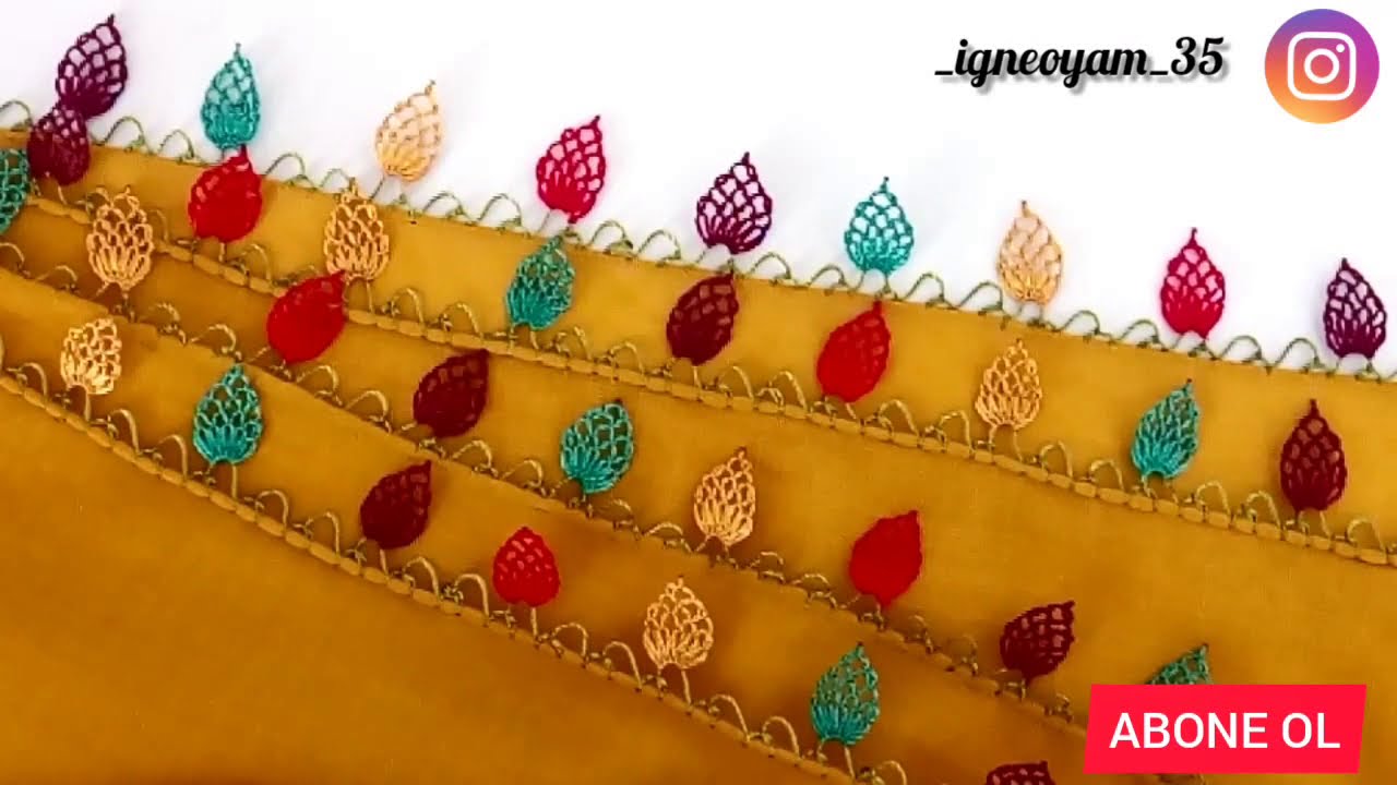 #1.EN KOLAY İĞNE OYASI MODELİ