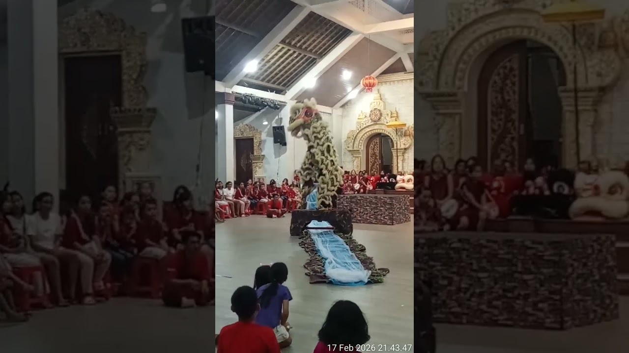 Barongsai pusaka Tantra vihara dharmayana Kuta klenteng Leng gwan bio Imlek 2026