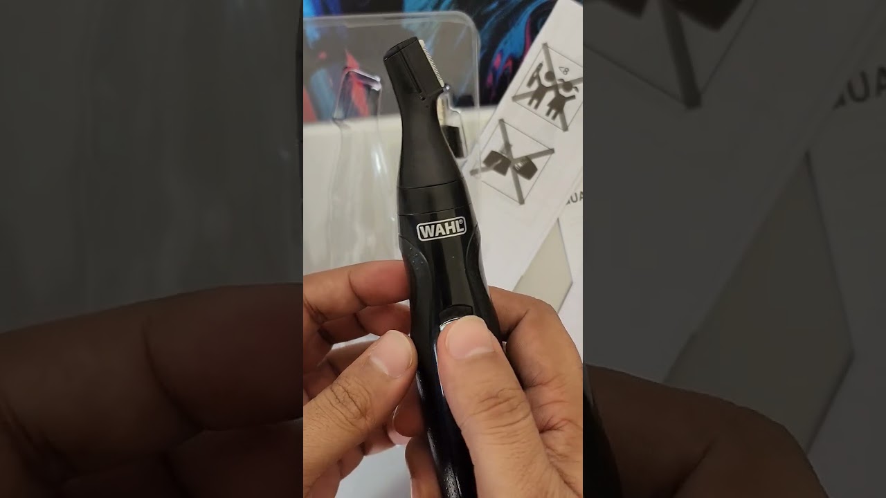 WAHL nose, ear & eyebrow trimmer unboxing. Best deal Amazon @349