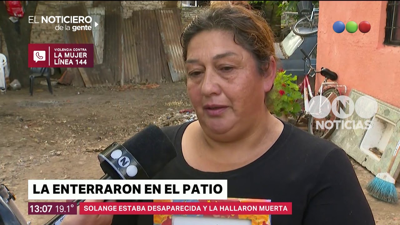 La muerte de Solange, la chica que encontraron enterrada en un patio - El Noticiero de la Gente