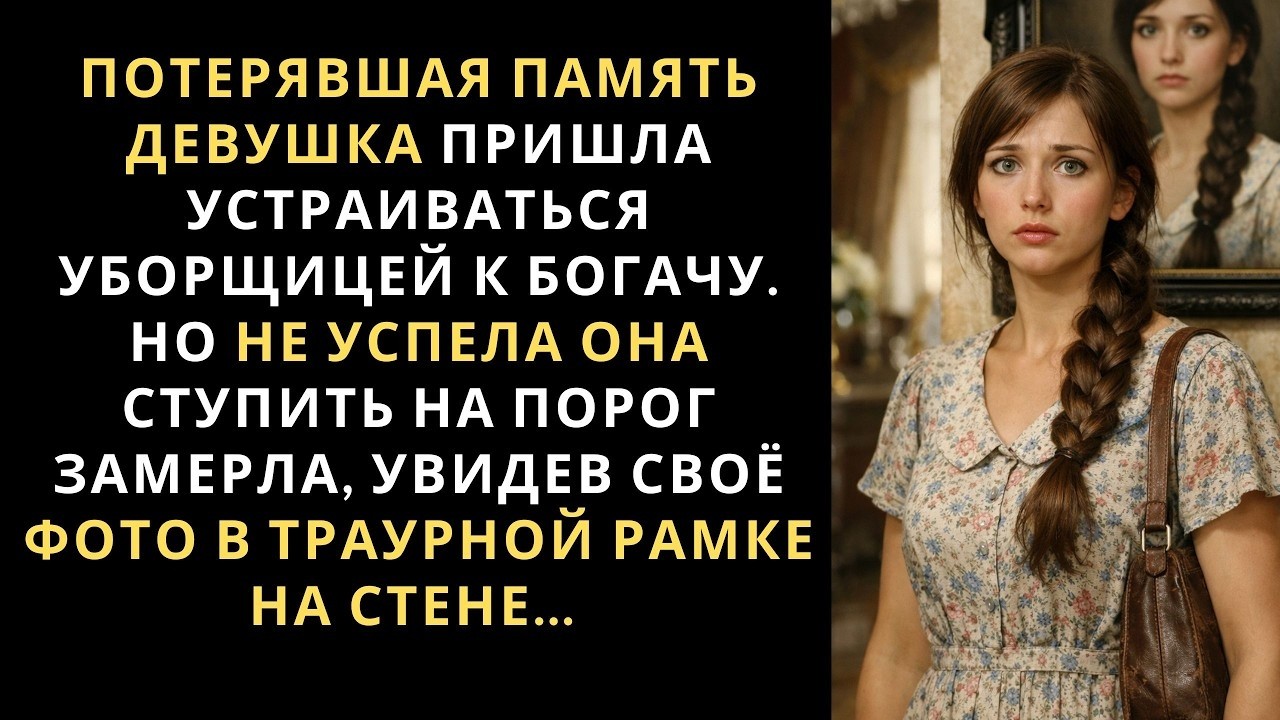 Потерявшая память девушка пришла устраиваться уборщицей к богачу. Но не успела она ступить на порог