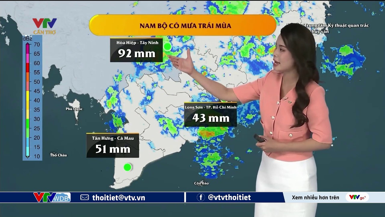 Dự báo thời tiết Tây Nam Bộ ngày mai 27/02/2026 | VTVWDB