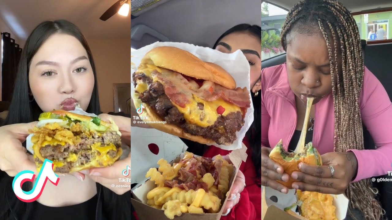 SHAKE SHACK TikTok Mukbang Compilation #1