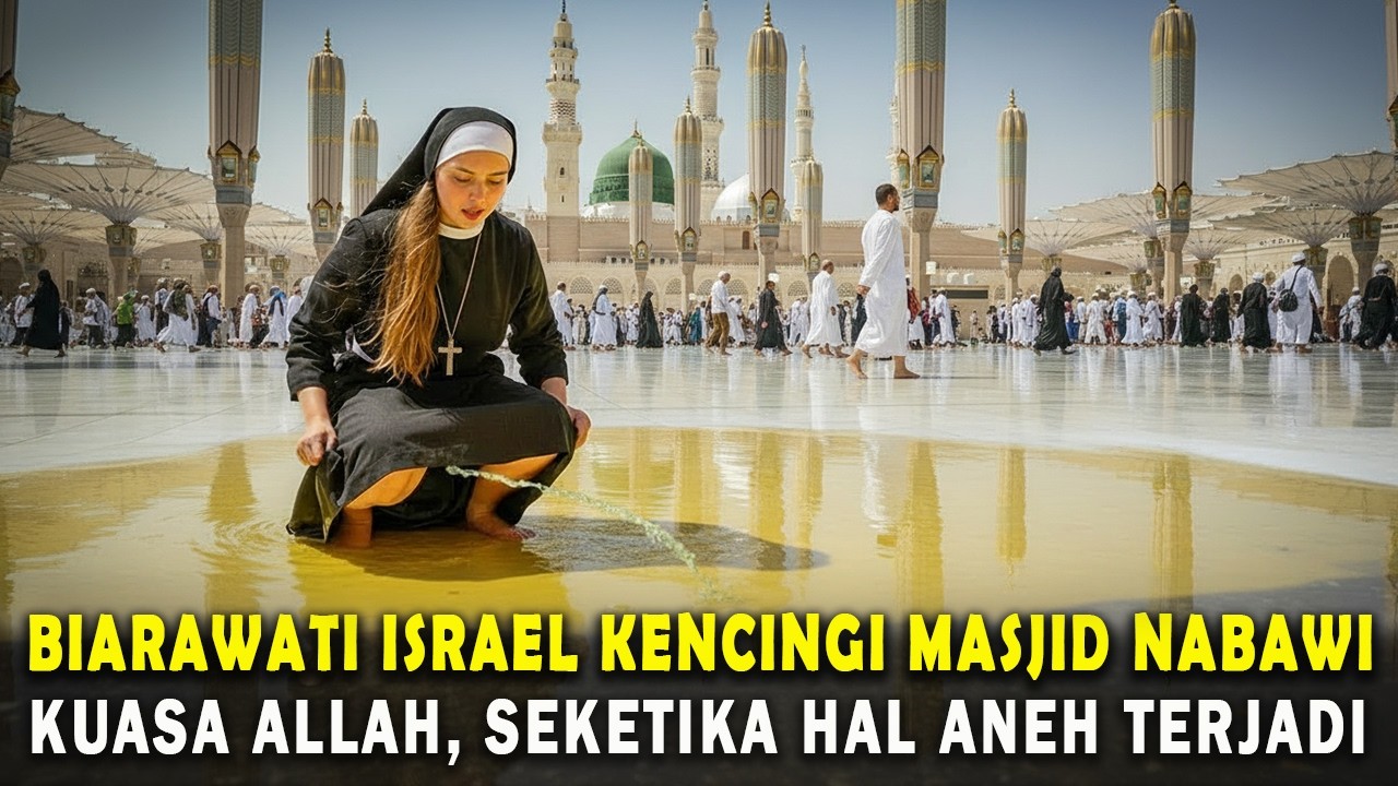 KUASA ALLAH❗ BIARAWATI ISRAEL HINA ISLAM DAN KENCINGI MASJID NABAWI, SEKETIKA HAL ANEH TERJADI