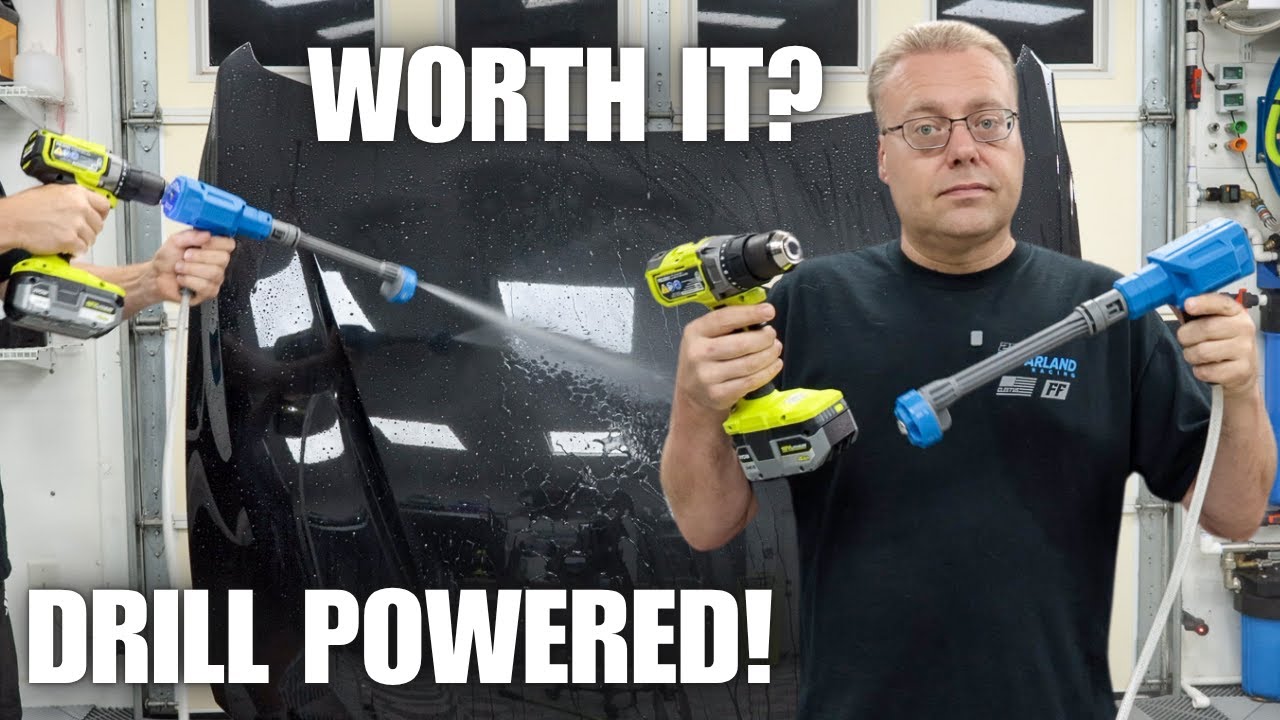 Drill Powered Pressure Washer! | Rotopower Any Good? | Review & Testing