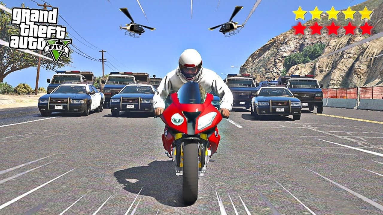 ECHAPPER A 10 ETOILES DE POLICE SUR GTA 5 !