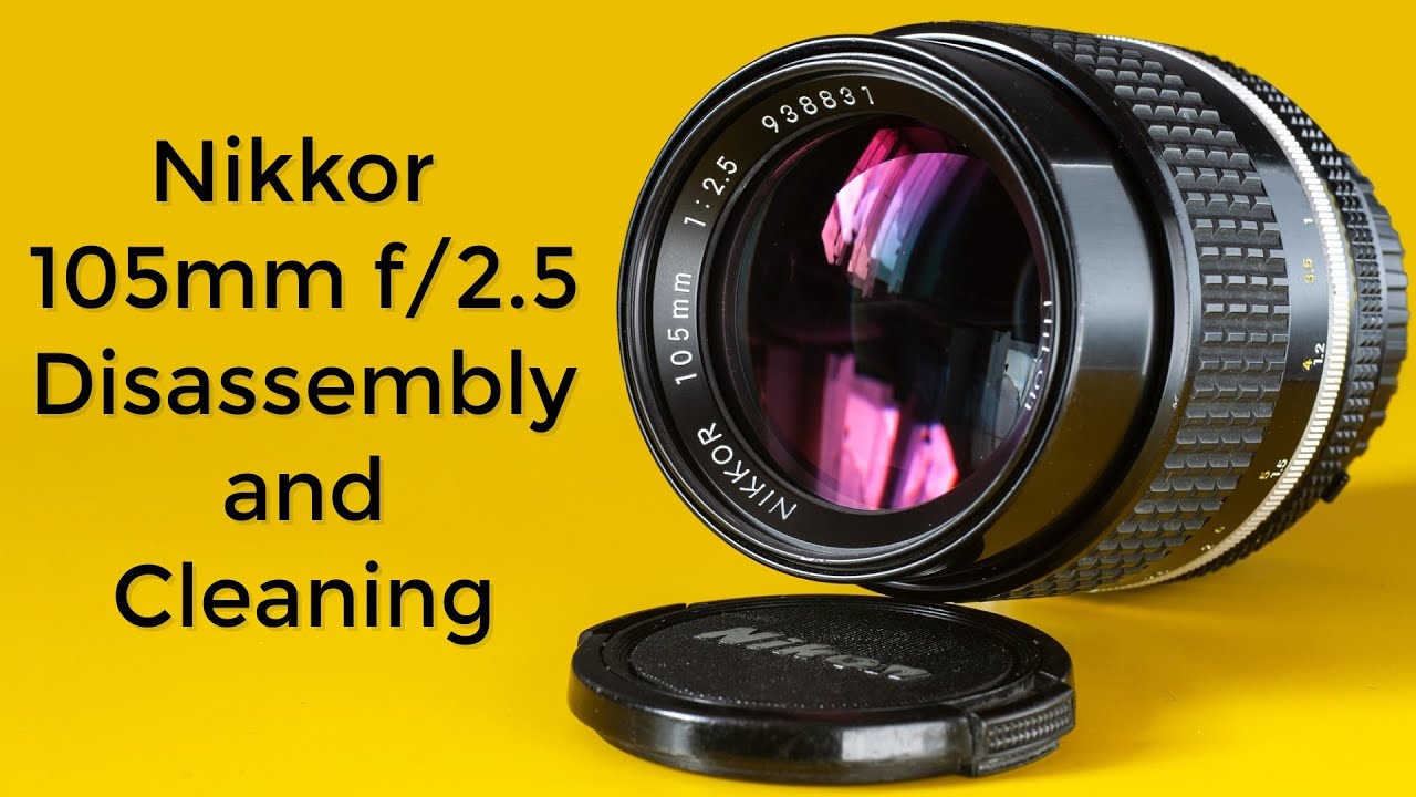 Nikkor 105mm f/2.5 Ais : Dust removal