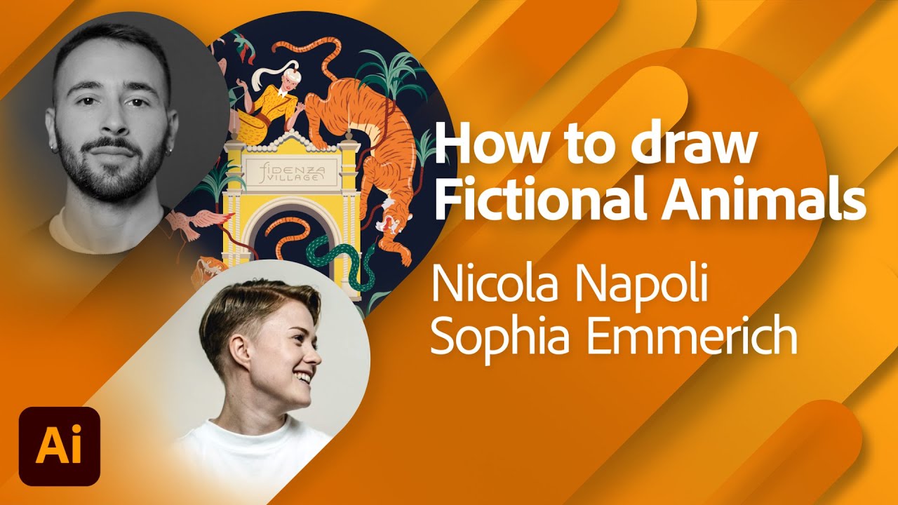 How to Draw Fictional Animals with Nicola Napoli and Sophia Emmerich | Adobe Live