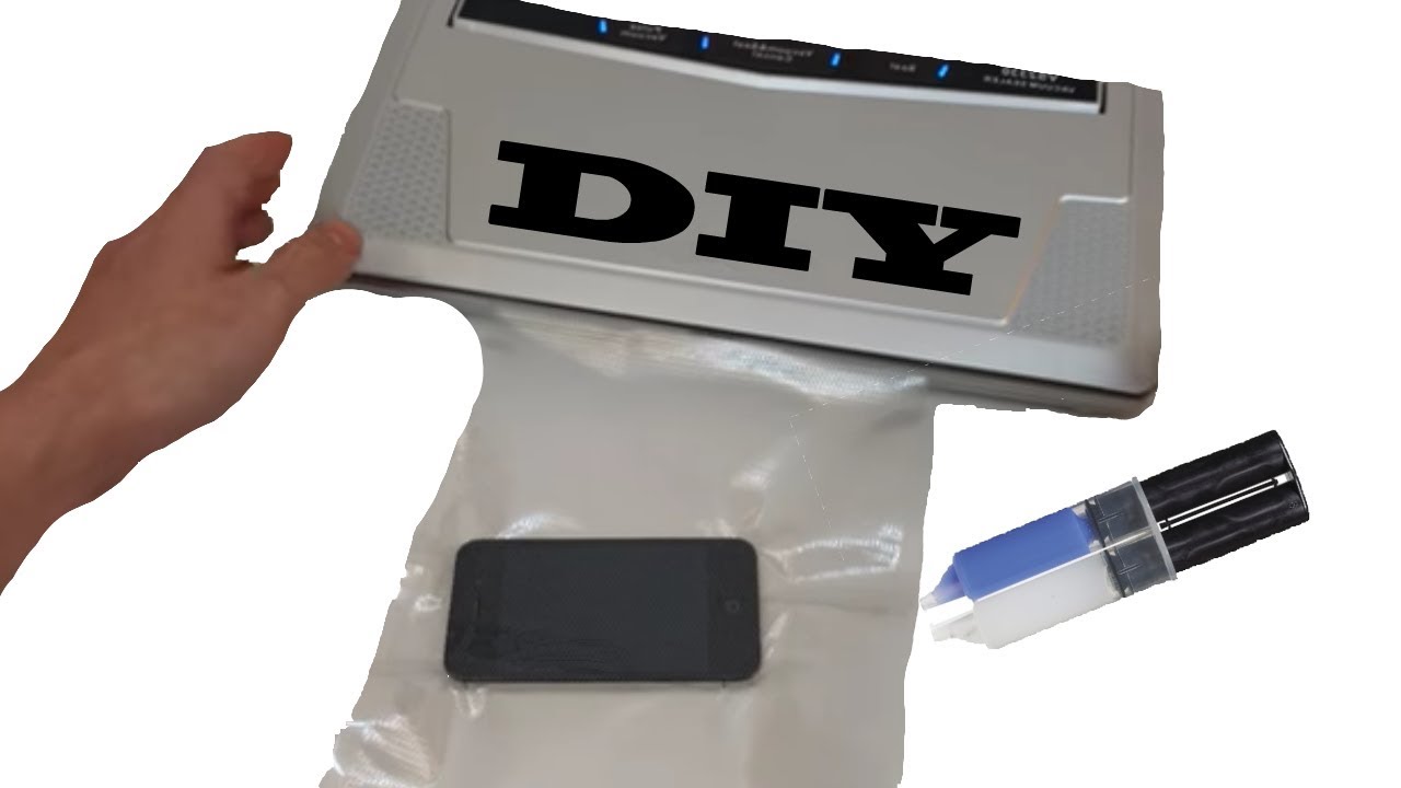 Vacuum Epoxy Phone Screen Repair