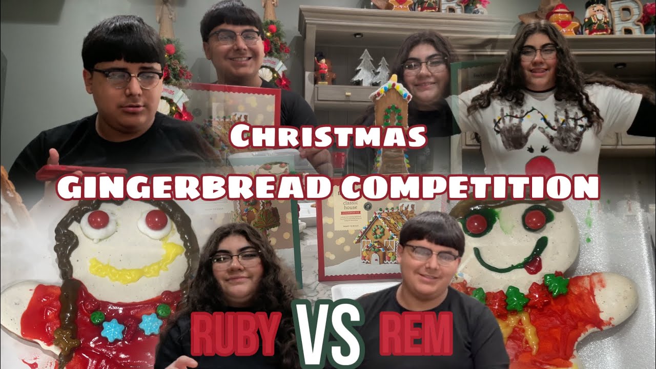 I HOSTED GINGERBREAD COMPETITION W/@Remvibezz!  | CHRISTMAS SPECIAL