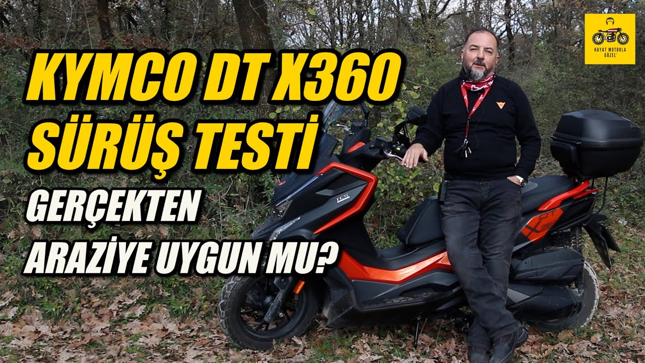 Действительно ли скутер KYMCO DTX 360 Maxi для бездорожья? | обзор скутера