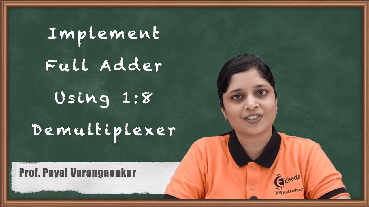Implement Full Adder using 1:8 DEMUX | Number System and Code | Digital Circuit Design in EXTC