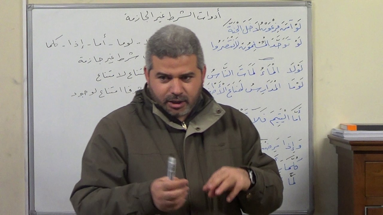 34 . النحو الواضح ، أدوات الشرط غير الجازمة