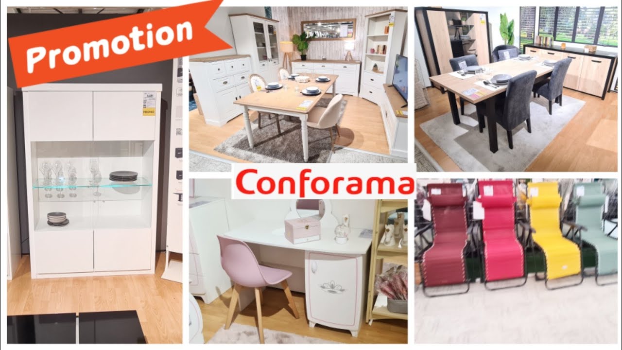 CONFORAMA🌟ARRIVAGES & PROMOTION JUSQU'À-50%🌟SALLE A MANGER MOBILIER 05.03.22 #conforama #mobilier