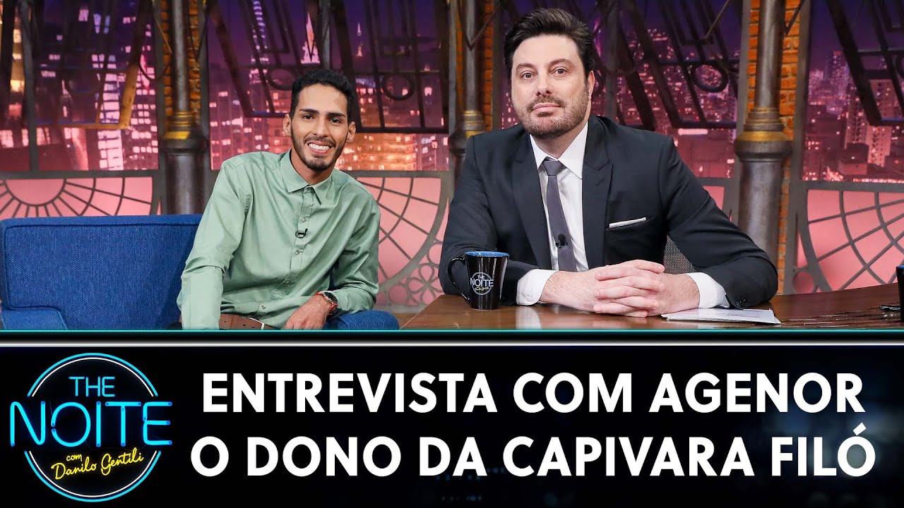Entrevista com Agenor Tupinambá, o Dono da Capivara Filó | The Noite (10/05/23)
