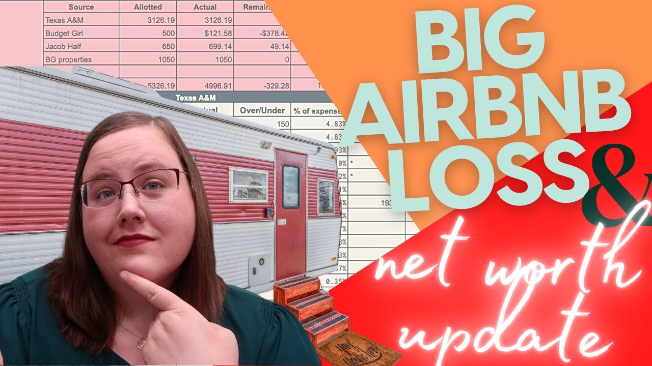 My AirBnB lost $600 - Budget, business and net worth updates