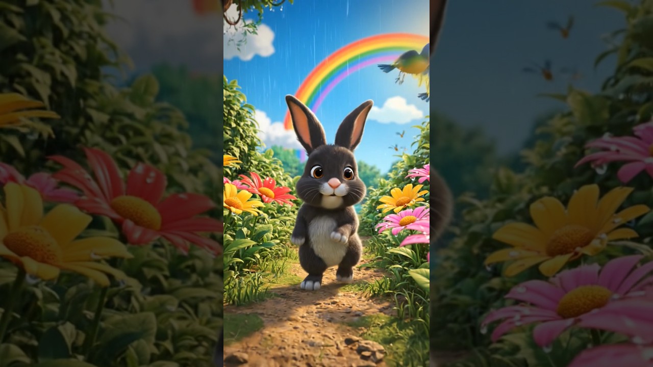 TunTun the Bunny and the Rainbow 🌈 | Cute Kids Cartoon Story