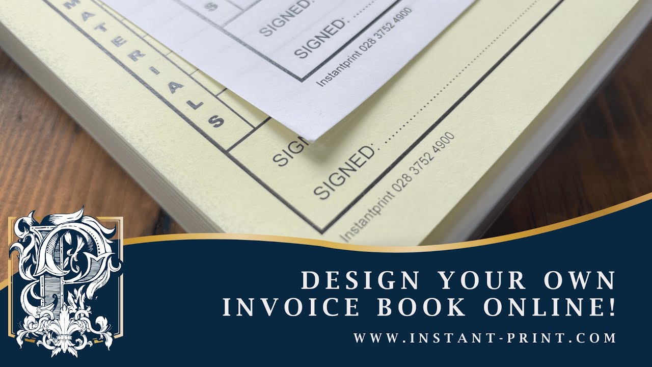 Personalised Invoice Books - Product Process! 📕💻
