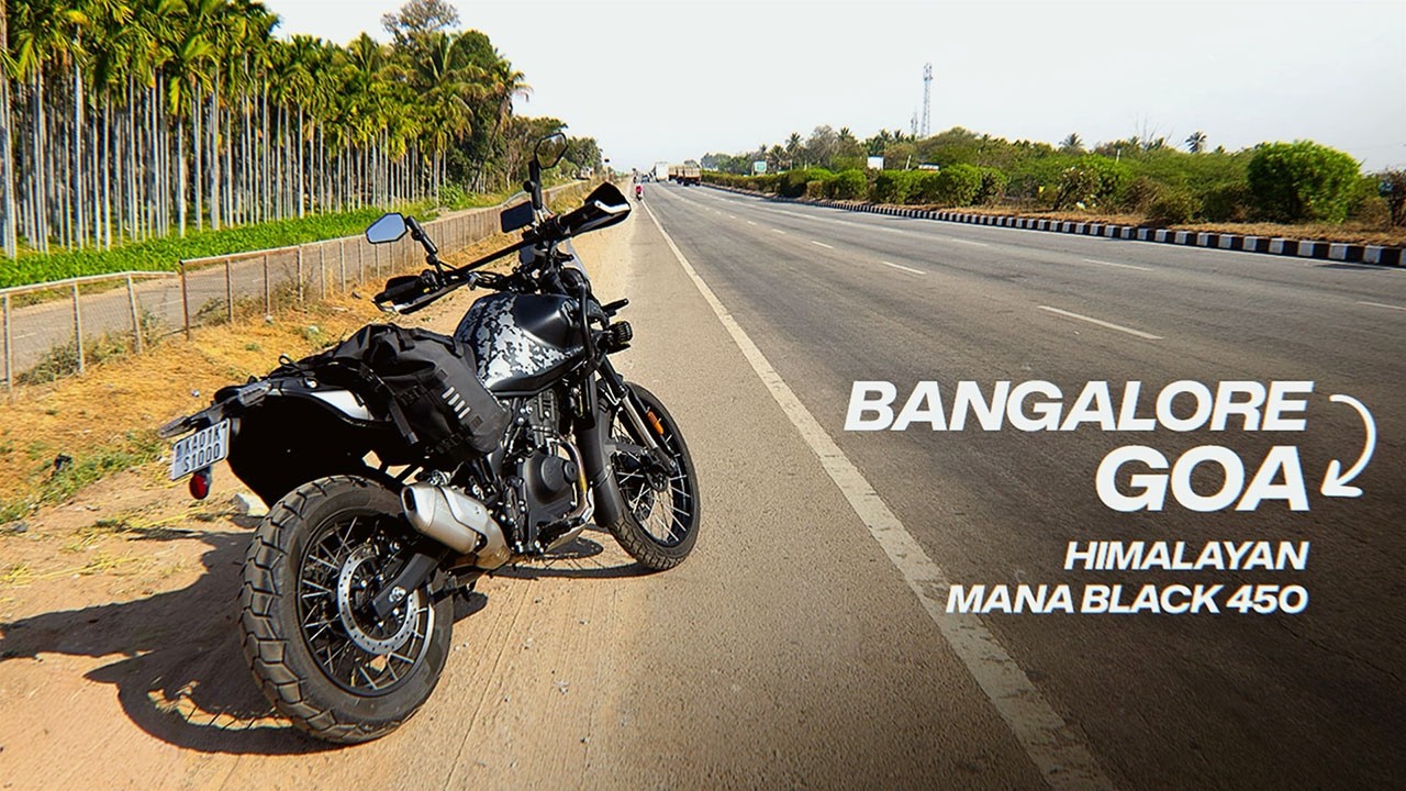 BANGALORE TO GOA - Royal Enfield Himalayan 450 Mana Black