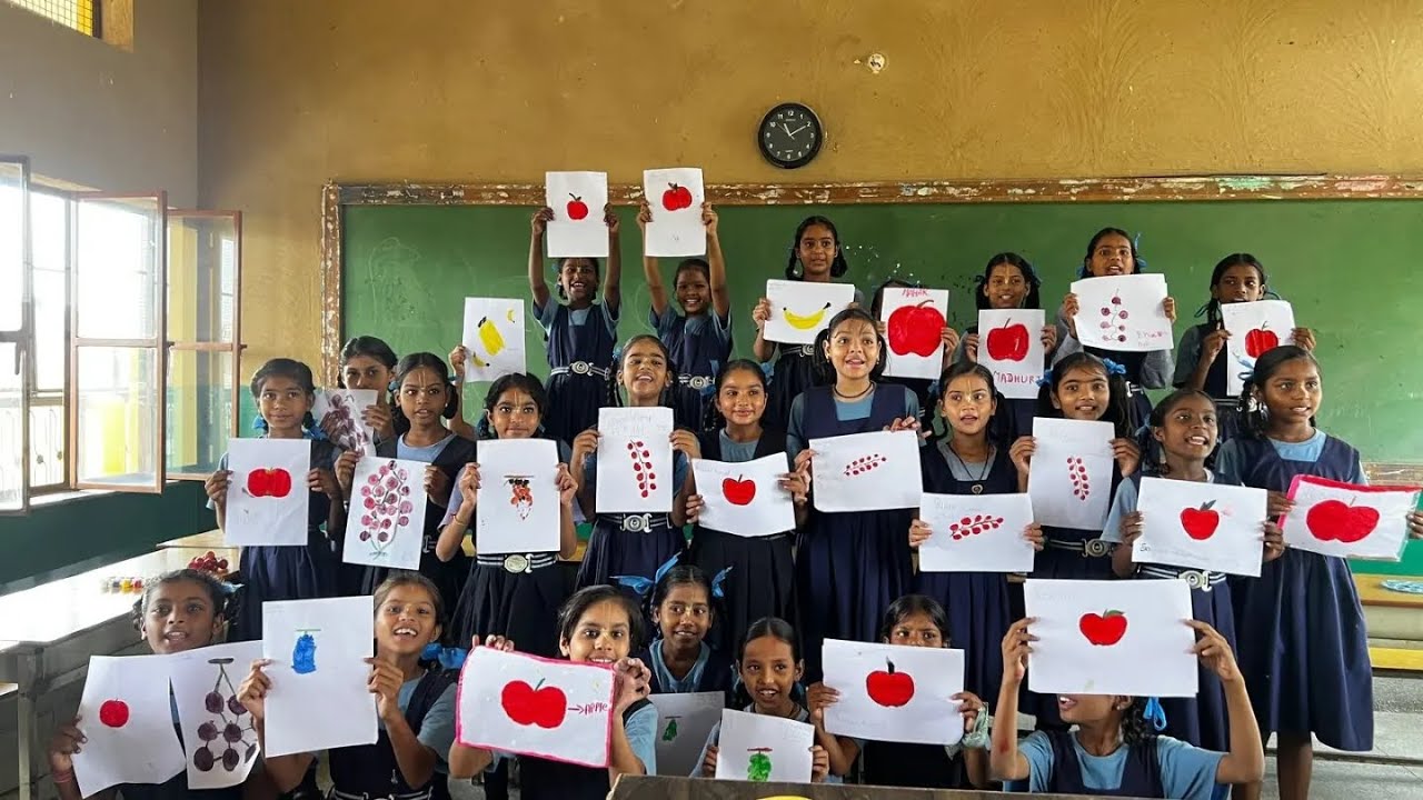 Art Class | Volunteer Experience | FFLV | Vrindavan