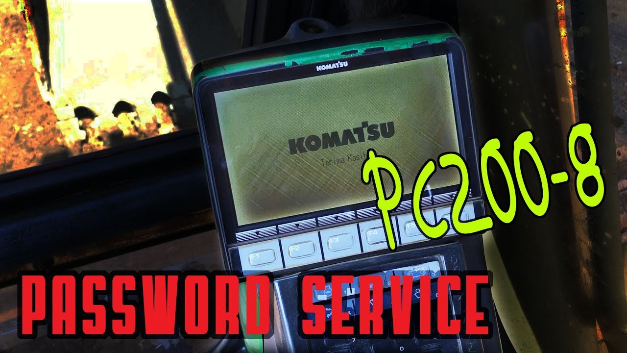 [PASSWORD] Komatsu PC 200-8 Monitor