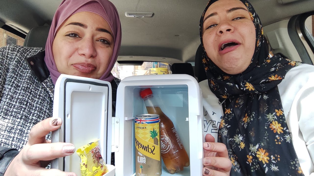 اشترينا اصغر تلاجة في العالم أون لاين 🤣بكينا بسبب المنتجات الغريبة😭😱