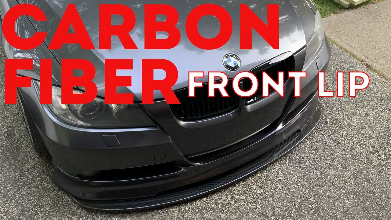 Carbon Fiber Front Splitter Install on E90 335I