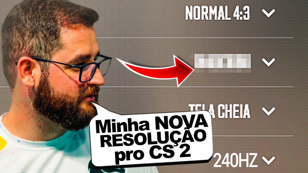 Testei a RESOLU&Ccedil;&Atilde;O do FALLEN e outros PRO players no CS 2