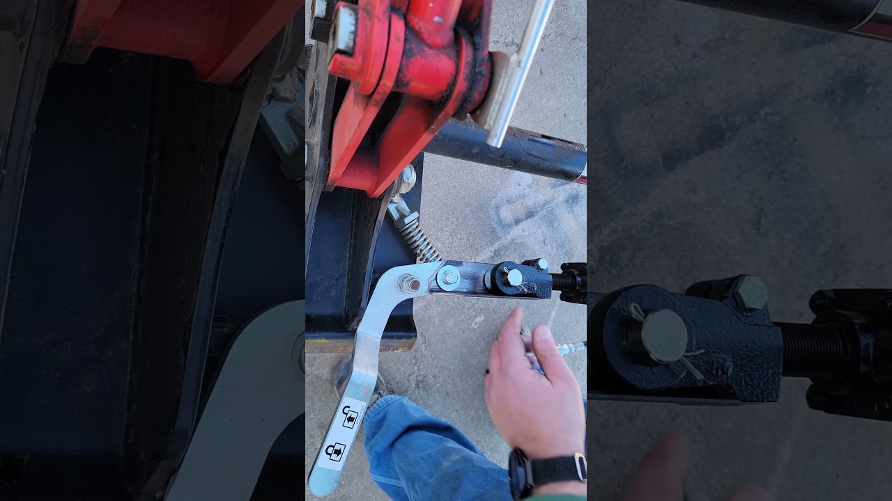 Hydraulic skid steer quick attach for a compact tractor DIY  #diy