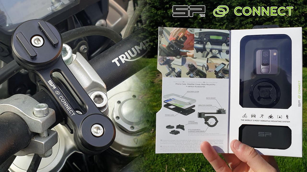 Test du support smartphone pour moto SP Connect : classe et très discret !