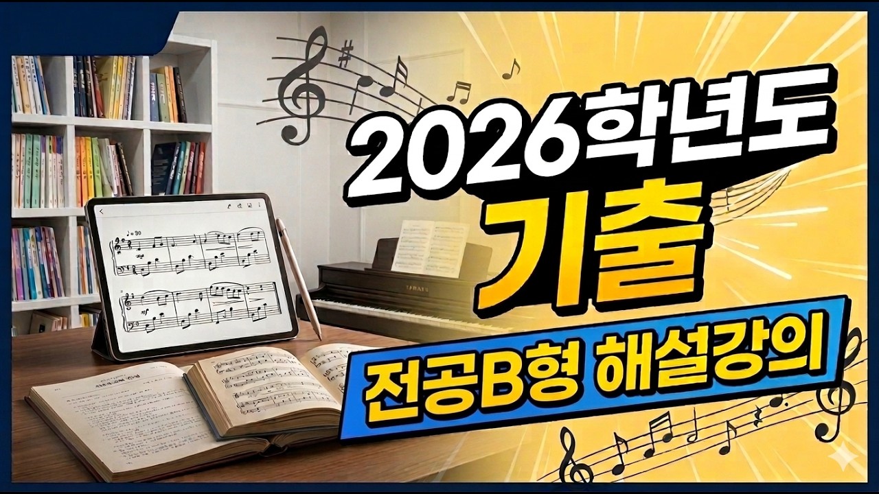 2026 중등 음악 임용 B형 풀이 1~6번