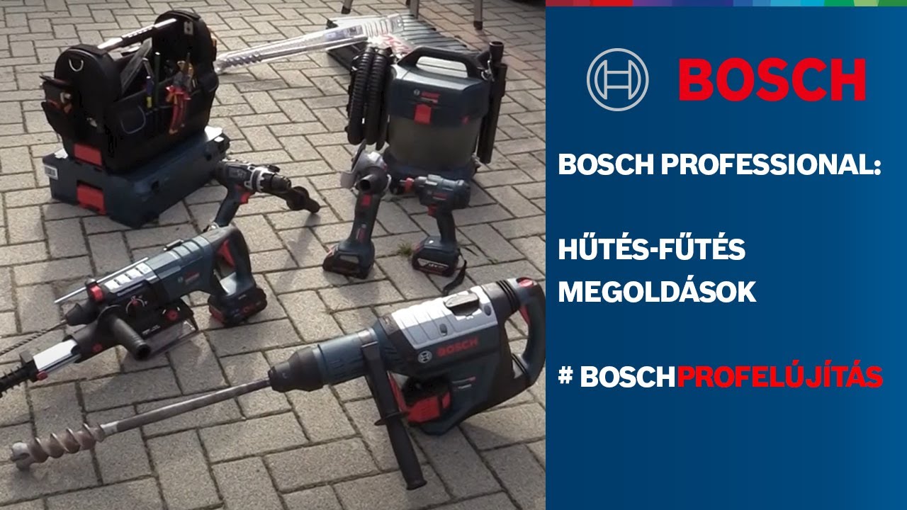 Bosch Professional: légkondícionáló egység kiépítése