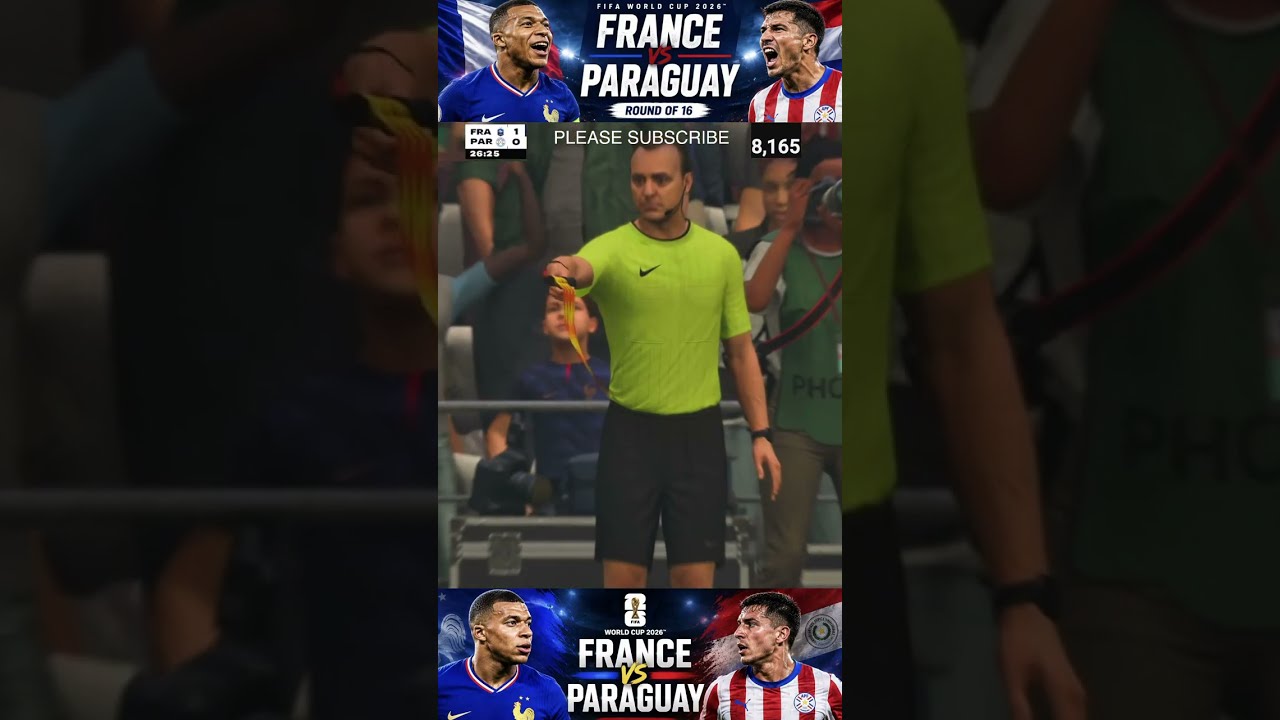LIVE FIFA WORLD CUP 2026 ROUND OF 16 FRANCE VS PARAGUAY