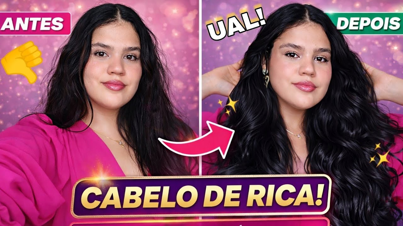 TRANSFORMAÇÃO INCRÍVEL! Comprei um Mega Hair de TIC TAC na Shopee e o resultado é SURREAL!