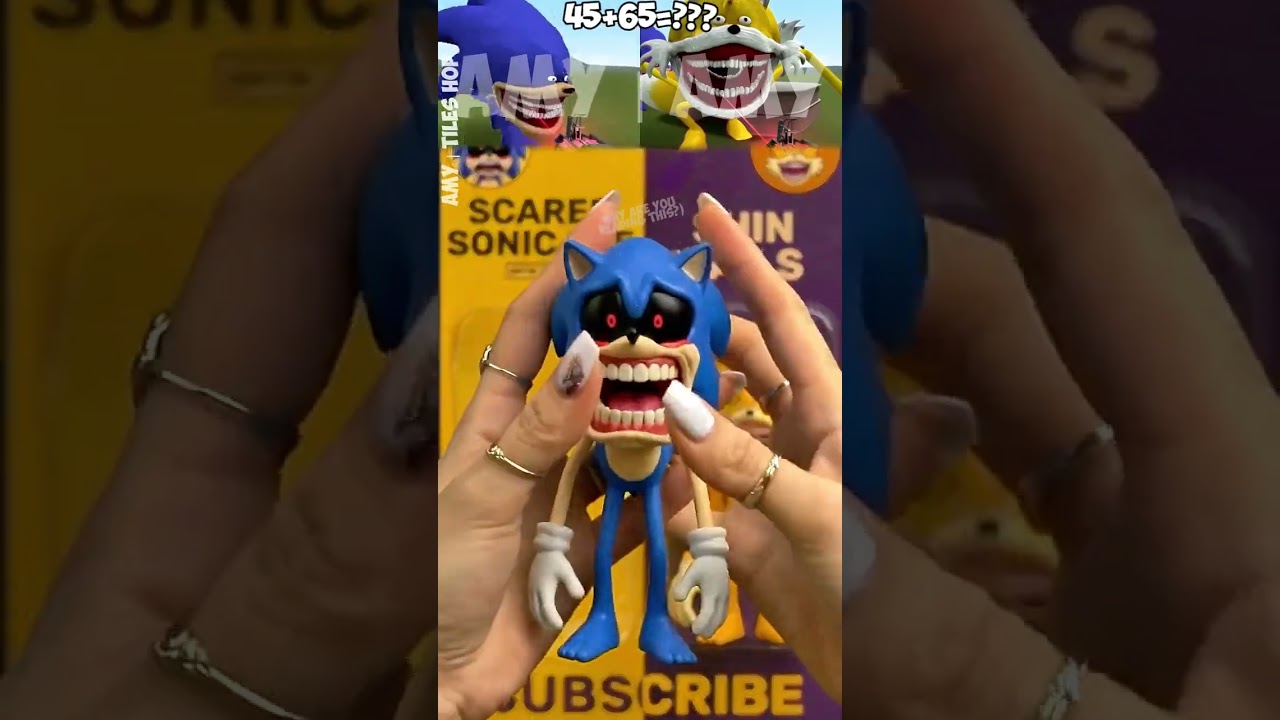 Scared Sonic Exe x Shin Tails unboxing #sonic #tails #shintails