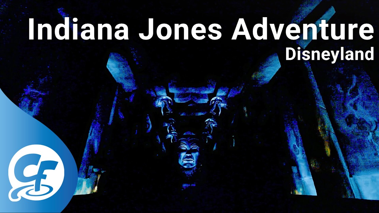 Indiana Jones Adventure front seat on-ride 4K POV @60fps Disneyland