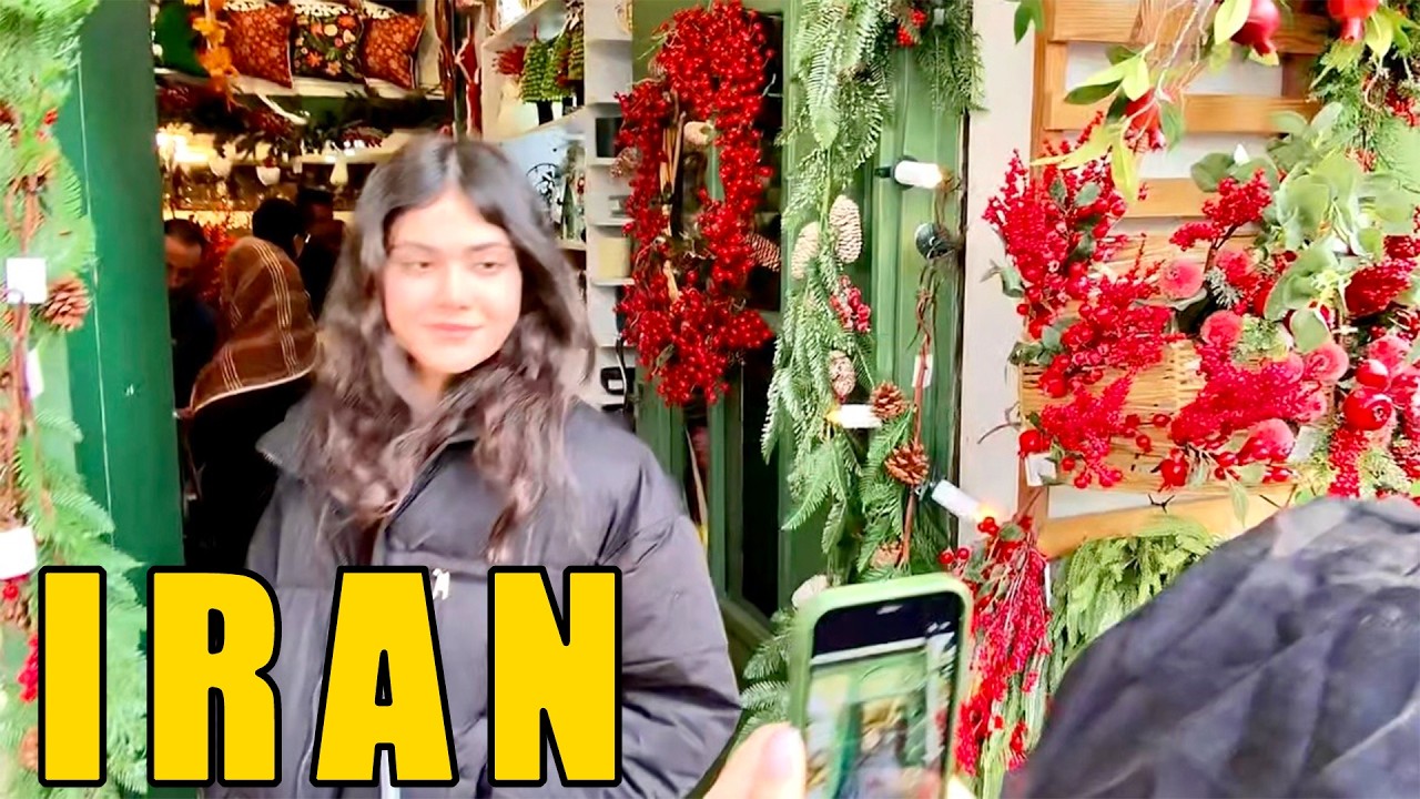 IRAN 🇮🇷 Christmas Eve in Tehran 🎄 | The City Turns Into a Festival!