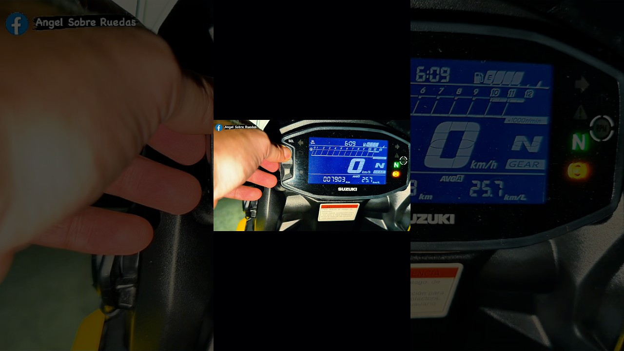Quitando el testigo de aceite de la Suzuki v strom 250 sx 