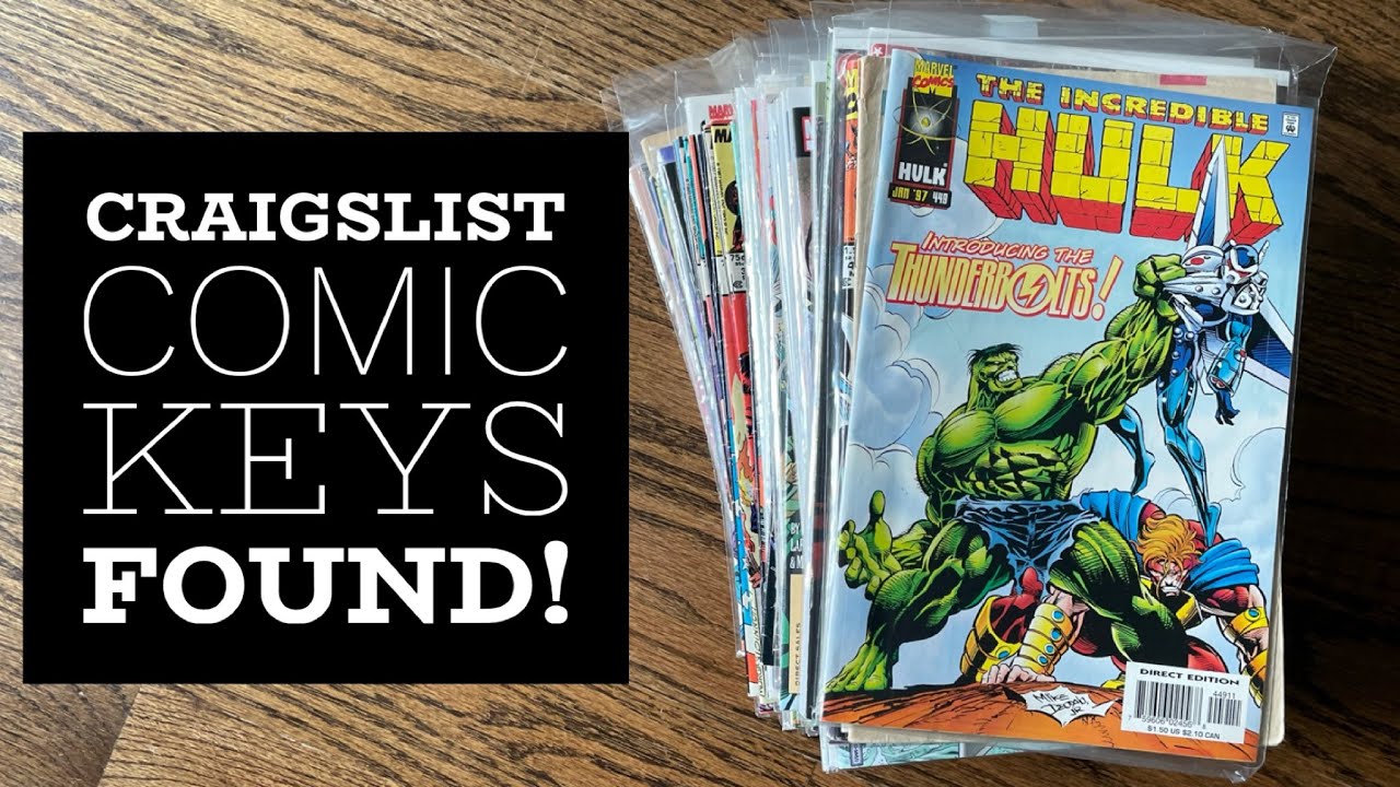 Craigslist Comic Haul - Box of Marvel & DC Keys & Spec Books