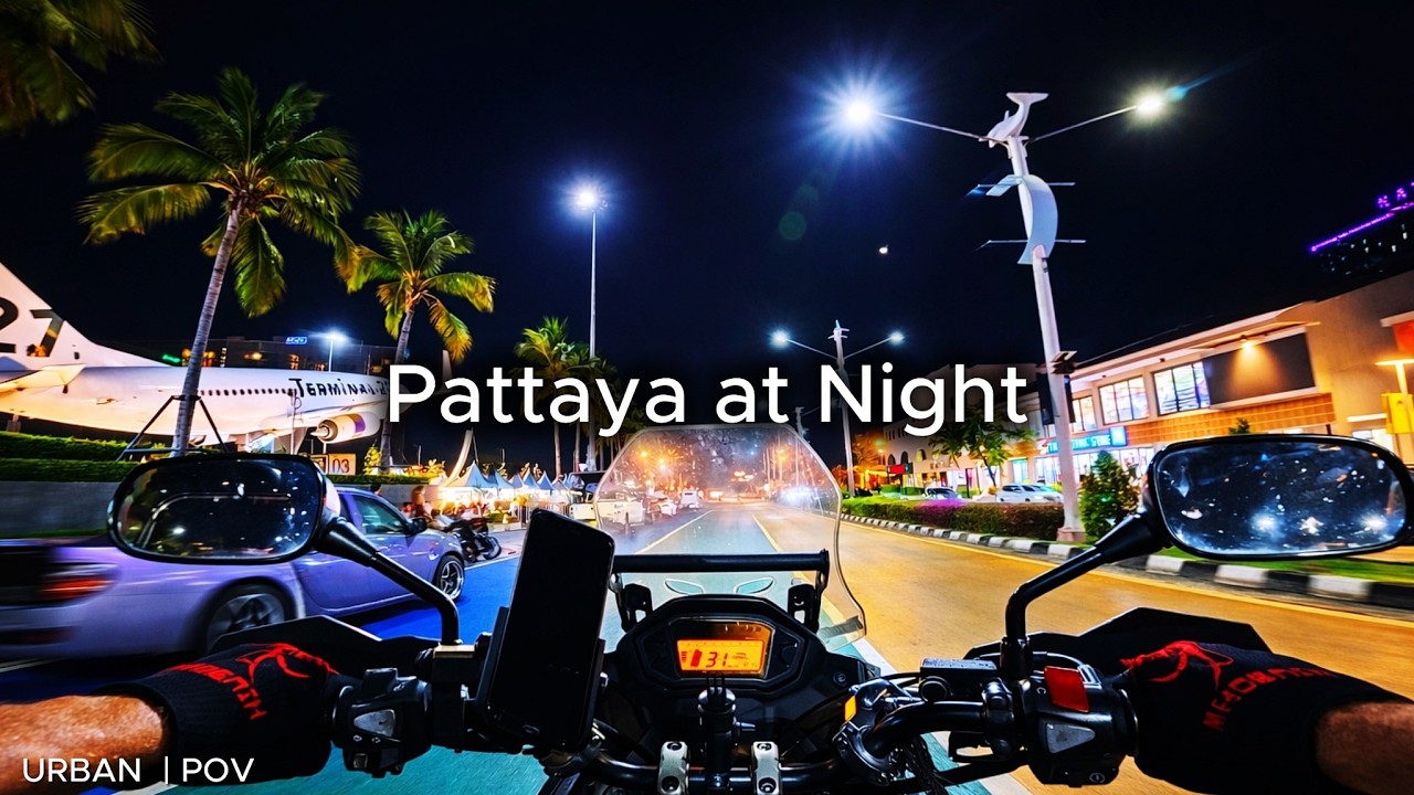 Pattaya at Night | Full Urban POV Ride